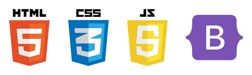 HTML5, CSS3, JavaScript, and Bootstrap