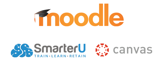 Moodle, SmarterU, Canvas Learning Management Systems (LMS)